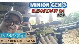 DHEMIT MINION GEN 3..ELEVATION 37 CM..BST 14 GR MK2 840 FPS...AKURASI KEREN..MILIK BPK EDI IRAWAN