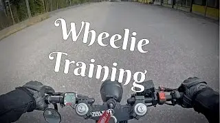 First Time Practicing Wheelies