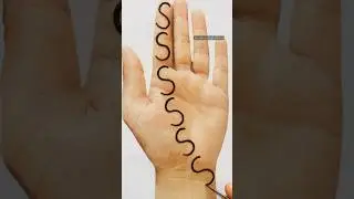 S Alphabet Easy Simple Mehndi Design #mehndi #shortvideo #shorts #youtubeshorts #sunithasmehndiart