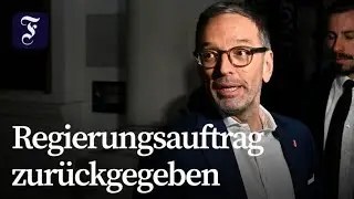 Coalition talks in Austria between FP&Ouml; and &Ouml;VP failed