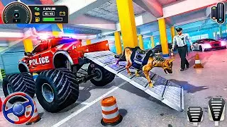 US Police Dog Transport - Multi Level Monster Truck Driving Game | Android Gameplay