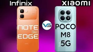 Infinix Note Edge 5G против Poco M8 5G | Poco M8 5G против Infinix Note Edge 5G