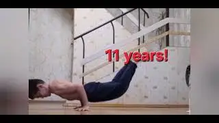 Strongest kid!Full planche push-ups!Сильнейший ребёнок!