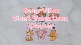 How to make Gaint Valentines Sticker 