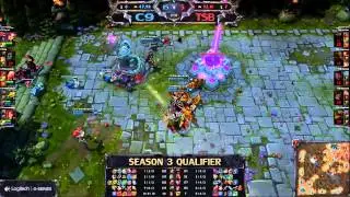 WildTurtle Twitch Pentakill - Cloud 9 vs The Salad Bar LoL S3 NA Qualifiers