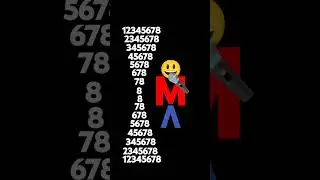 12345678 challenge.. #shorts #kidscreativity #fun #art #challenge  #youtube #music #numbers #gaming