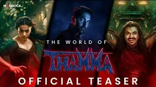 World of Thamma | Official Teaser| Ayushmann, Rashmika, Paresh,Nawazuddin |Dinesh V |This Diwali