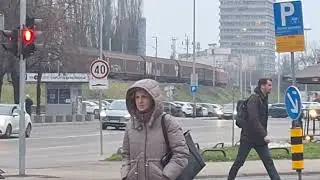 Trans Cargo 2533 - TAURUS 541 013 SŽTP + Habins vagoni Tre&scaron;njevka Rasputnica Zagreb.HR 