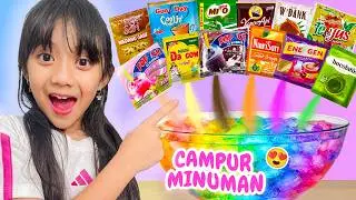 SAMANTHA CAMPUR 50 MINUMAN BUBUK SACHET PERTAMA DI INDONESIA ‼️ 😱