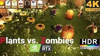 Plants vs Zombies - RTX is ON - Amazing