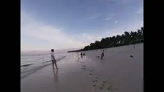 Early Morning Seawalk of White Beach, Boracay, Philippines