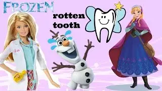 OLAF HAS A ROTTEN TOOTH 😱 OLAF GOES TO DENTIST :(
