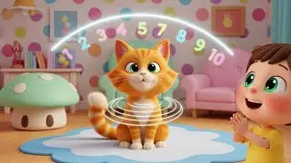 The Cat Who Learned to Count to Ten 🐱🔟 | Counting Song for Kids | Nursery Rhymes and Baby Songs