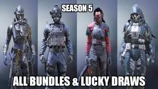 Cod mobile season 5 all free skins , bundles & lucky draws | Legendary ghost gameplay | free skins