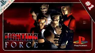 Прохождение Fighting Force PS1 Playthrough #1 босс Буран