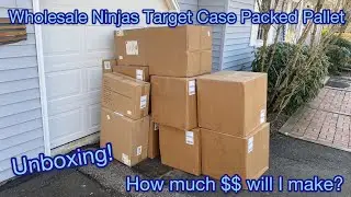 Unboxing A Wholesale Ninjas Target Case Packed Pallet! Will I Profit Off of it?