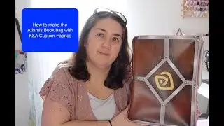 How to make the Atlantis Book bag with K&A Custom Fabrics Panels