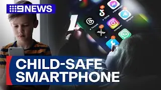 World-first phone protecting kids from online threats to arrive | 9 News Australia