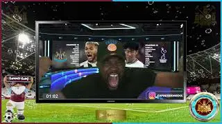 Newcastle score after 1 minute against Spurs | Expressions reacts 🤣🤣🤣