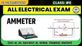 Galvanometer as Ammeter 🔥 | Electrical Measurement | MCQs + Theory | SSC JE AE RRB NTPC