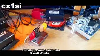 CX1SI GEO -Comunicados en MORSE con QRP Echo en casa -7 mhz 5 watt  -19 Octubre 2024