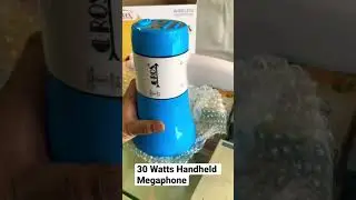 30 Watts Handheld Megaphone withRecorder USB and Memory Card Input #shorts