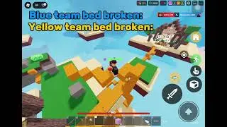 Quick bed breaks Clips of Me! (Roblox Bedwars)