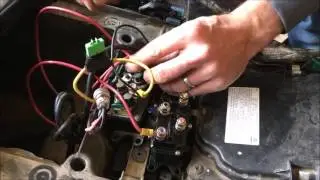 Universal ATV Winch Solenoid Relay Contactor Installation