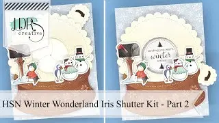 Winter Wonderland Iris Shutter Kit - Part 2: Festive Snow Globe Design