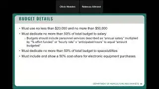 Applicant Webinar - RFA 0381 - Farmers&rsquo; Market Resiliency: Farmers&rsquo; Market Grant Program