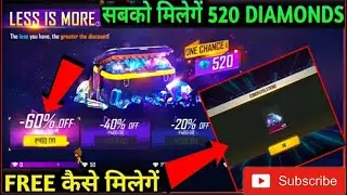LESS IS MORE TOPUP EVENT FREEFIRE| LESS THEN DIAMOND MORE THAN DISCOUNT || Free Fire new event