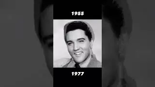 Elvis Presley Face Morph (1955-1977) #elvispresley #shorts (Full Video in Comments)