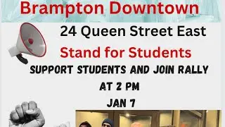Student protest at #algomauniversity |70% students were failed intentionally #seeratcanadianvlogger