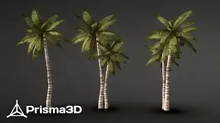 How to Make Coconut Trees in Prisma3D Using theSpapling Addon