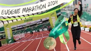 my first marathon!! - eugene marathon 2024