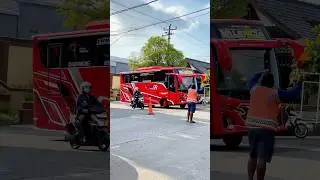 Bus Pariwisata Medium VALDA 99 TRANS Body Model Jetbus 5 Berkunjung Ke Kota Jepara