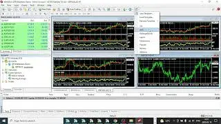 Ep8 MT4 How to copy template indicator and export in MT4