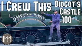 Four Castles at Didcot - From the Footplate of Pendennis Castle!