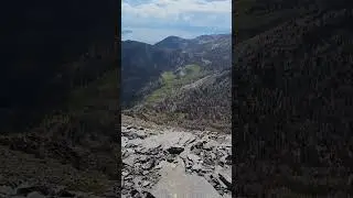 Does this view TERRIFY you?? SCARED OF HEIGHTS #hiking #peakbagging #mountainhiking #mountains #fear