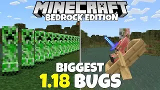 The BIGGEST Bugs In The Minecraft 1.18 Cave Update! Minecraft Bedrock Edition