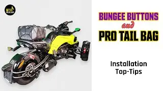 Cheap Way how to Max Your Cargo Space | Bungee Buttons & Pro Tail Bag  | Can-Am Spyder F3