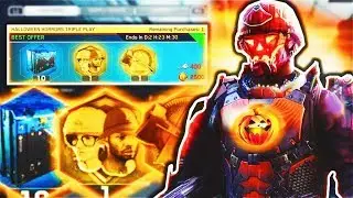 BROTHER OPENS FREE EPIC AXE in Infinite Warfare! New HALLOWEEN HORRORS Triple Play Bundle (COD IW)