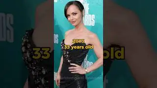 CHRISTINA RICCI DEVOLUTION (2024-1990) #shorts