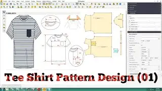 How to make T-Shirt Pattern Design | How to make Basic T Shirt Pattern Design Tutorial Gemini x19