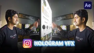 Instagram Futuristic Interface ( After Effects Tutorial )