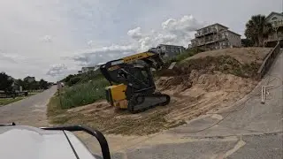 Regrading the front yard to make it more usable!