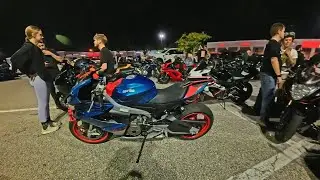 Bike and Car meet walk around