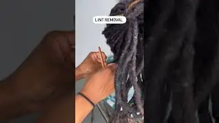 Удаление катышков Loc #locs #locjourney #locstyles #shorts