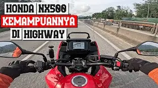 HONDA NX500 KEMAMPUANNYA DI HIGHWAY