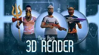 FREE FIRE 3D RENDER PACK  #freefire #3drenders #3drenderpackfreefire